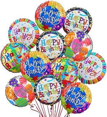 1328 Lush Balloon Bouquet product image