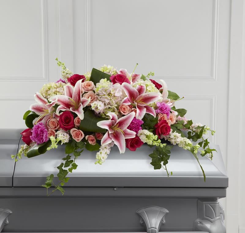 3895 Splendid Grace Casket Spray product image
