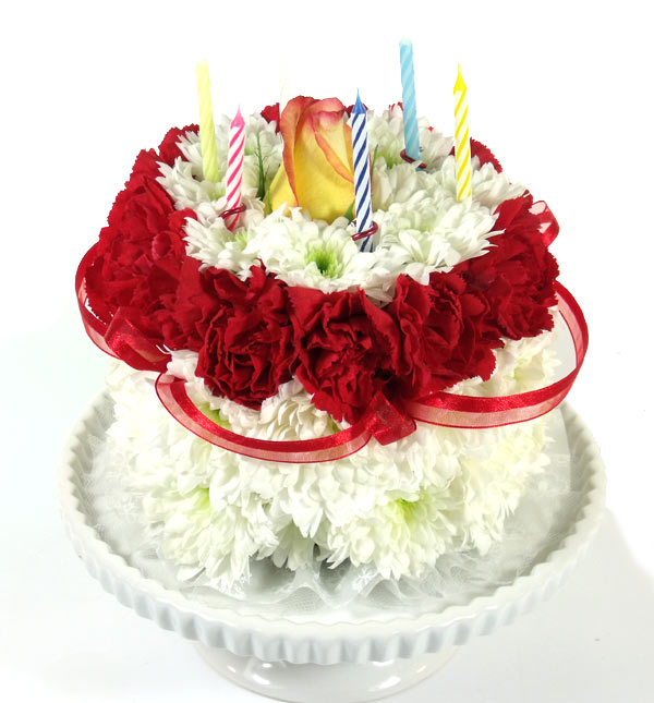 1966 Bright Birthday Cake Image One