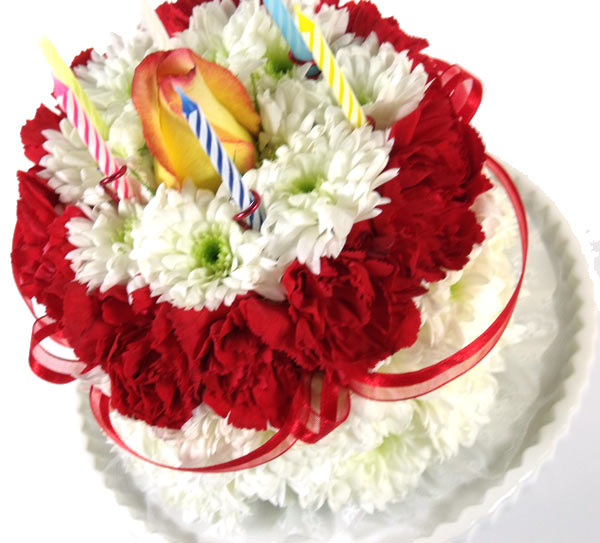 1966 Bright Birthday Cake Image Two