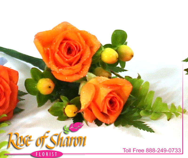 2050 Clementine Berry Buttonhole product image