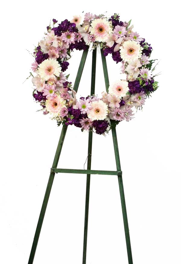 2202 Purple Wreath Tribute Image One